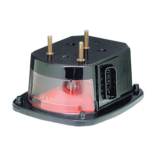 Right Hand Three-Stud Stop/Tail/Turn Lamp & License Window w/Metri-Pack® Connector - Red  53702