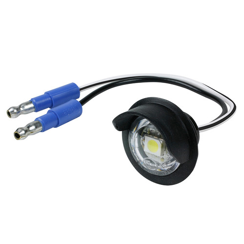 MicroNova® Multi-Volt DOT LED License Lamp w/Hooded Grommet - Clear  60721