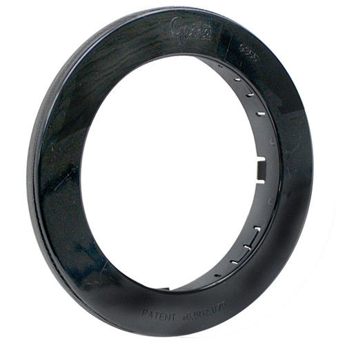 4" Round LED Lamp Snap-In Theft Resistant Mounting Flange - Black  93552