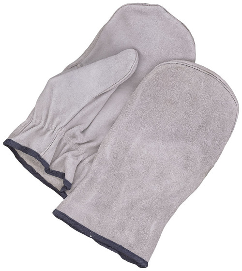 Split Cowhide Mitt w/Elastic Wrist  50-1-1549 Split Cowhide Mitt w/Elastic Wrist  50-1-1549