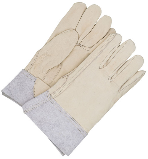 Grain Cowhide Utility Weld Glove w/ 5" Split Cowhide Gaunlet  60-1-1274-2