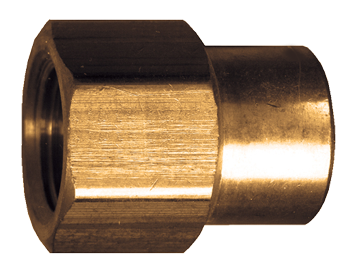 1/2 x 1/8" Brass Female NPT Reducer Coupler  119-DA