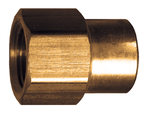 1/2 x 1/4" Brass Female NPT Reducer Coupler  119-DB