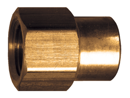 1/2 x 3/8" Brass Female NPT Reducer Coupler  119-DC