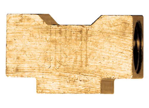 5/16" Brass Female 45° SAE Inverted Flare Tee  144-5