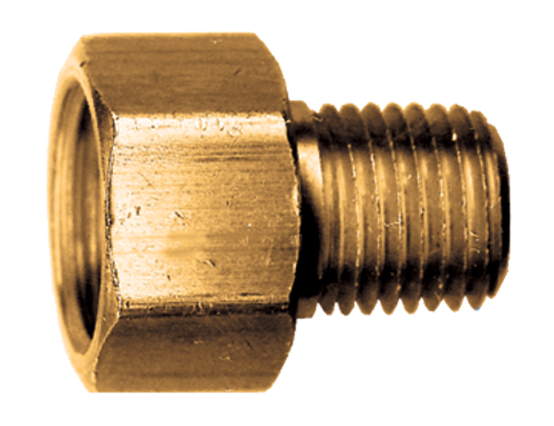 3/8 x 1/8" Brass Female 45° SAE Inverted Flare - Male NPT Connector  148-6A