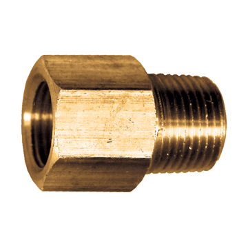 3/8 x 3/8" Brass Female 45° SAE Flare - Male NPT  Connector  33-6C