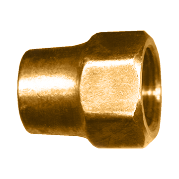 1/2" Forged Brass 45° SAE Long Nut  39-8