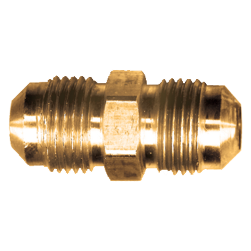 3/8 x 1/4" Brass Male 45° SAE Flare Reducing Union  42R-64