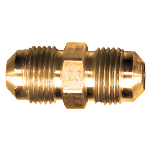 3/8 x 5/16" Brass Male 45° SAE Flare Reducing Union  42R-65
