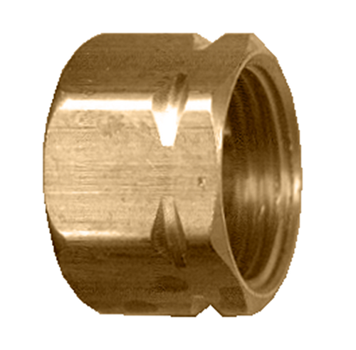 1/4" Brass Compression Nut w/Captured Sleeve  61CS-4