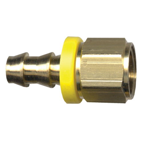 1/4 x 1/8" Brass Grip-Tite Hose Barb - Female NPT Connector  726-4A