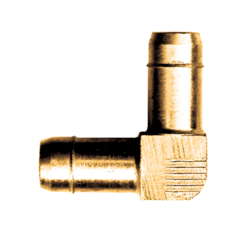 3/8" Brass Ring Type Hose Barb 90° Elbow  965-6
