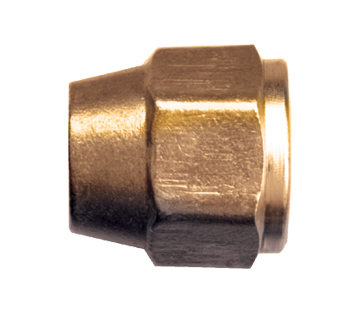 1/2" Forged Brass 45° SAE Short Nut  FO41S-8