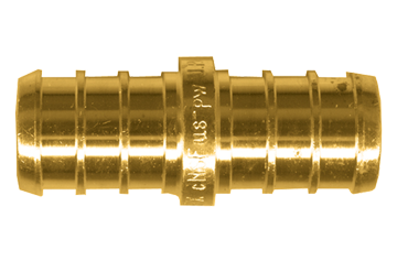 1/2 x 1/2" Lead Free Brass Pex Hose Barb Splice  LF-PEX-129-10