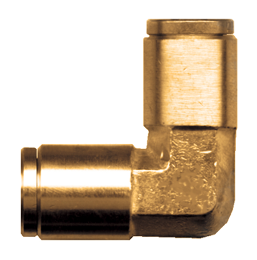1/4" Brass Push-To-Connect 90° Elbow  PC65-4