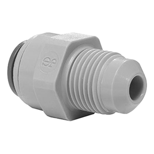 3/8 x 1/4" JG® Grey Acetal Push-To-Connect - Male 45° SAE Flare Connector  PI0112F4S