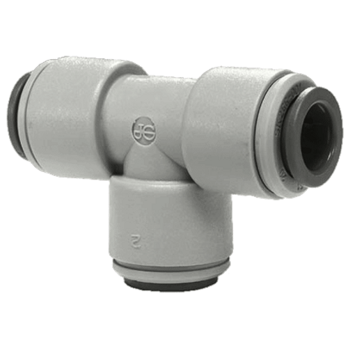 1/2" JG® Grey Acetal Push-To-Connect Tee  PI0216S