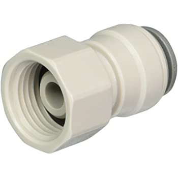 1/2 x 1/2"-16 JG® Grey Acetal Push-To-Connect - Female UNS Connector  PI4516C5S