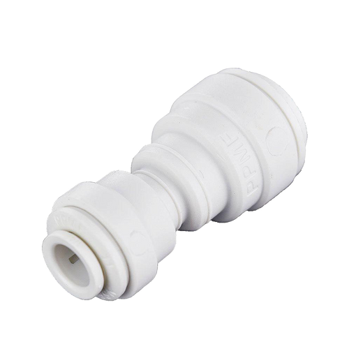 1/4" JG® White Polypropylene Push-To-Connect Union  PP0408W