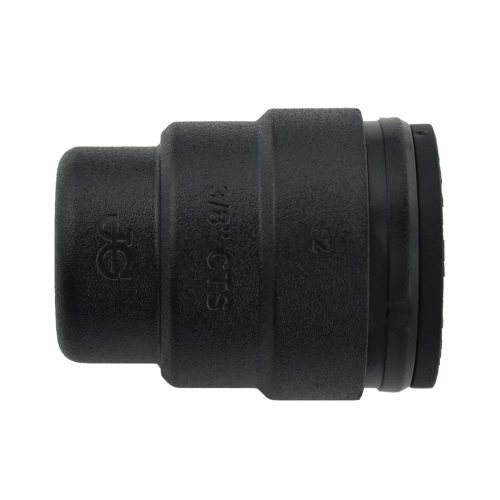 3/4" JG® Black Polysulfone CTS Twist Lock Sealing End Cap  PSEI4628E