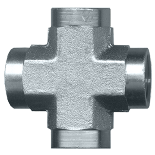 3/8" Steel Female NPT Cross  S1002-C 3/8" Steel Female NPT Cross  S1002-C