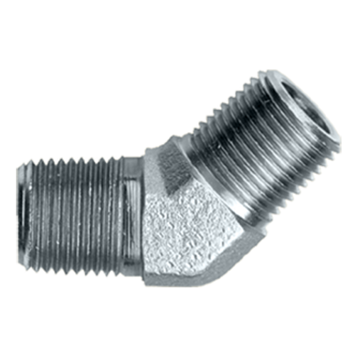 3/4" Steel Male NPT 45° Elbow  S1005M-E