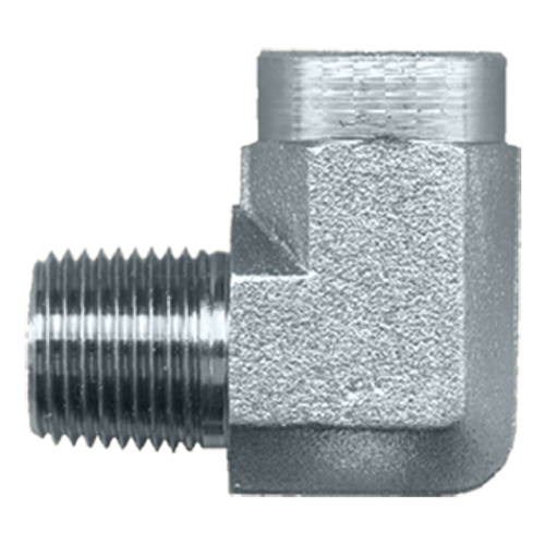 1/8 x 1/8" Steel Male NPT - Female NPT 90° Elbow  S1016-A 1/8 x 1/8" Steel Male NPT - Female NPT 90° Elbow  S1016-A