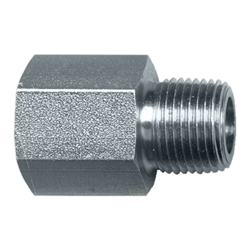 1/4 x 3/8" Steel Female NPT - Male NPT Reducer  S1020-BC