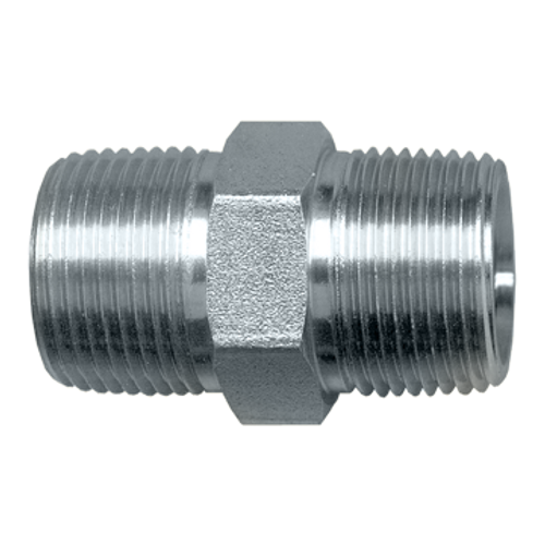 3/8 x 1/8" Steel Male NPT Reducing Hex Nipple  S1022-CA 3/8 x 1/8" Steel Male NPT Reducing Hex Nipple  S1022-CA