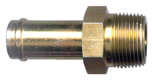 5/8 x 1/2" Steel Hose Barb - Male NPT Connector  S1125-10D