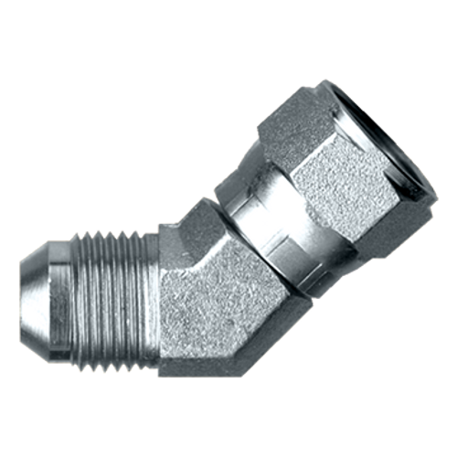 5/8 x 5/8" Steel Female 37° JIC - Male 37° JIC 45° Elbow  S3554-10