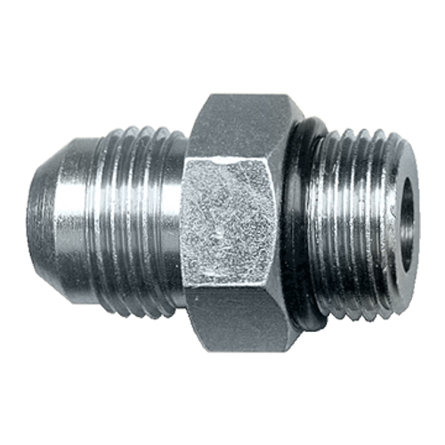 1-1/4 x 1-5/8"-12 Steel Male 37° JIC - Male ORB Connector  S3648-20