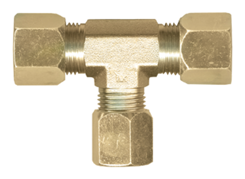 5/8" Steel Metal Line Compression Tee  S6764-10