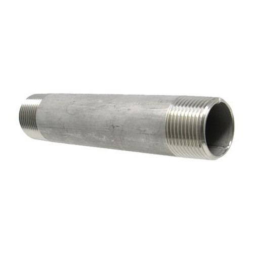 3/8 x 4" Stainless Steel 316 Male NPT Pipe Nipple  SS113-C4