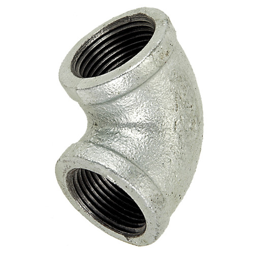 1/8" Sch. 40 Galvanized Iron Female NPT 90° Elbow   G0898G-013-013