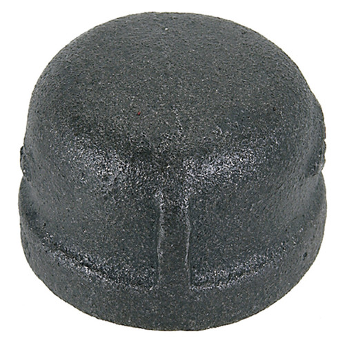1-1/2" Sch. 40 Black Iron Female NPT Cap   G0800M-150