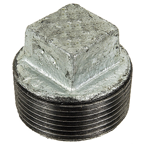 1/4" Sch. 40 Galvanized Iron Male NPT Plug   G1600G-025
