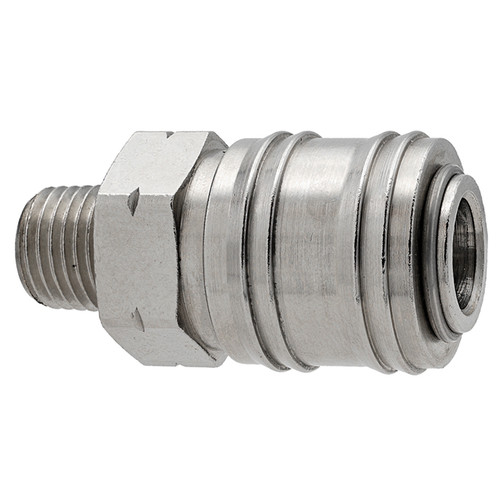 1/4 x 1/4" Steel ARO 210 Pneumatic Coupler - Male NPT   C37