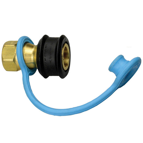 3/4 x 3/4" Brass Natural Gas Coupler - Female NPT    C632-12