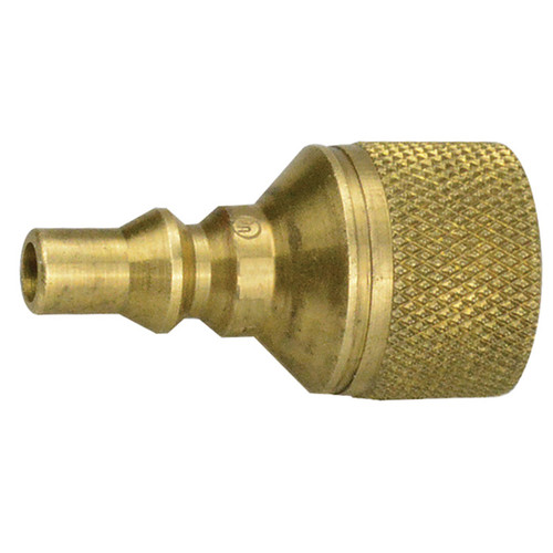 1/4 x 1/4" Brass High Pressure Natural Gas Nipple - Female NPT    CP632HP-POL