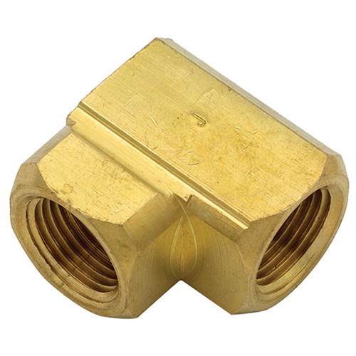1/8" Brass Female NPT 90° Elbow   G0898BX-02-02