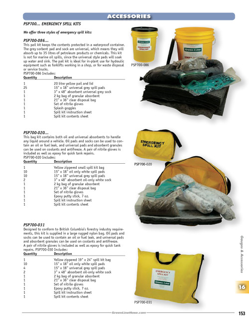 35L First Response Universal Absorbent Spill Kit   PSP700-086