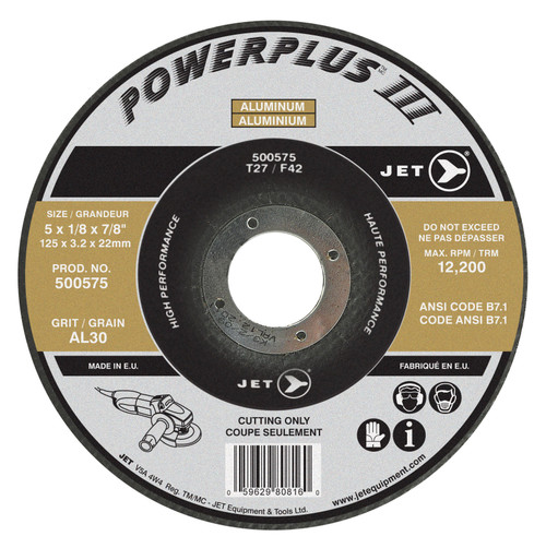 4-1/2 x 1/8 x 7/8" AL30 POWERPLUS III T27 Cutting Wheels 500561