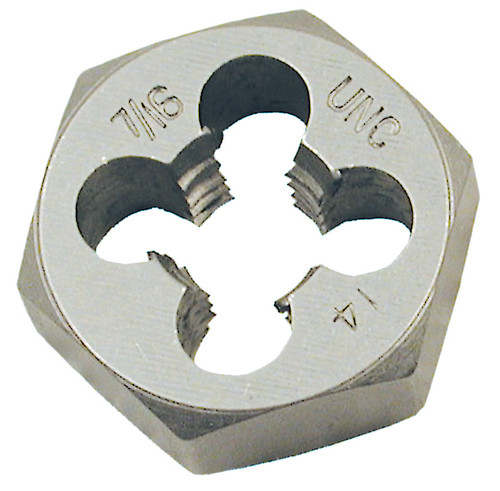 6mm-1.00 Coarse Alloy Steel Metric Hex Die (1" Hex) 530865