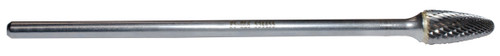 1/2 x 6" JET-KUT® Long Shaft Tree Shape Bur (Radius End)  534455