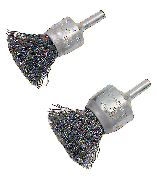 1/2 x 1/4" Shaft Mounted Crimped End Brush 553713