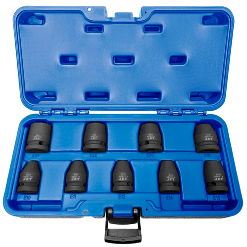 9 Pc. 1/2" Drive Regular External Torx® Impact Socket Set  610393