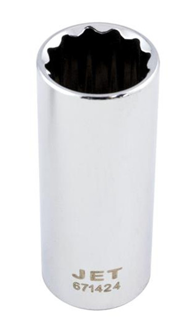 3/8" Drive x 11mm Deep Chrome Socket - 12 Point  671811