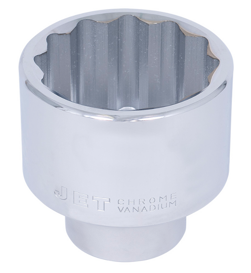 1" Drive x 2-3/16" Regular Chrome Socket - 12 Point  674235